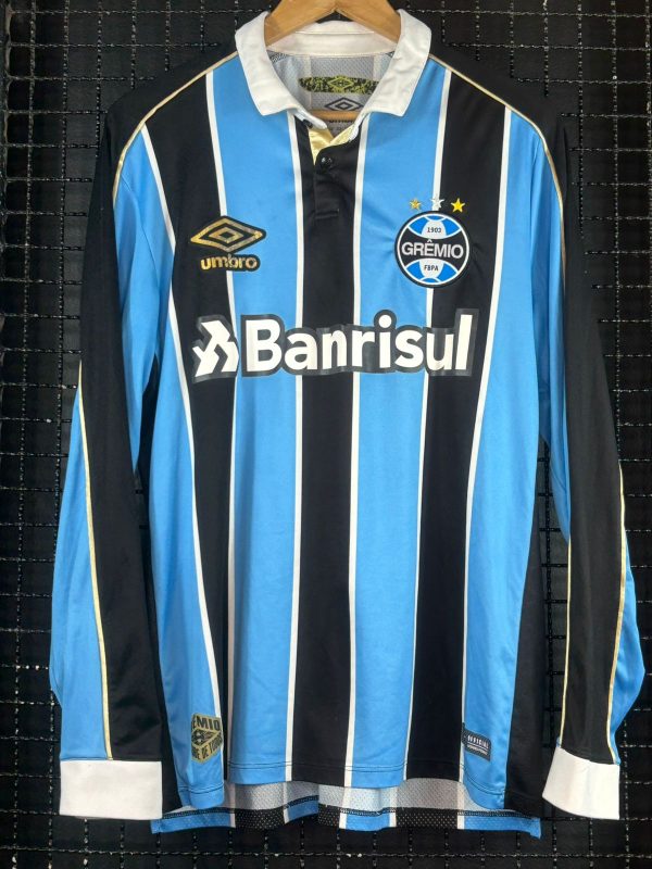 Camisa Grêmio Umbro 2019 Mangas longas tricolor