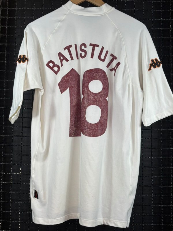 Camisa Roma Kappa 2001 Mauro Batistuta - Imagem 2