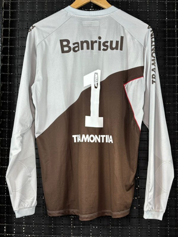 Camisa Internacional Reebok 2011 goleiro mangas longas cinza - Imagem 2