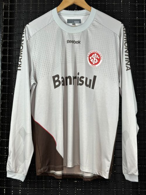 Camisa Internacional Reebok 2011 goleiro mangas longas cinza