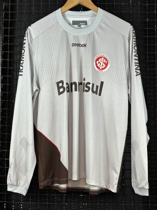Camisa Internacional Reebok 2011 goleiro mangas longas cinza