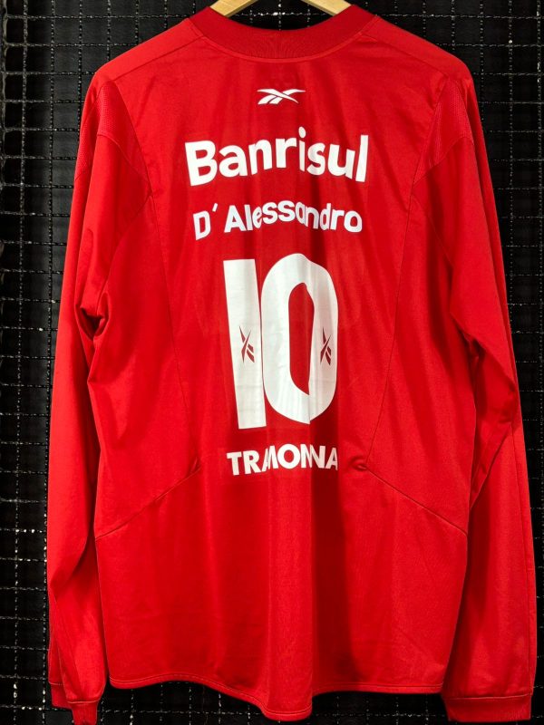 Camisa Internacional Reebok 2009 Dalessandro mangas longas vermelha - Imagem 2