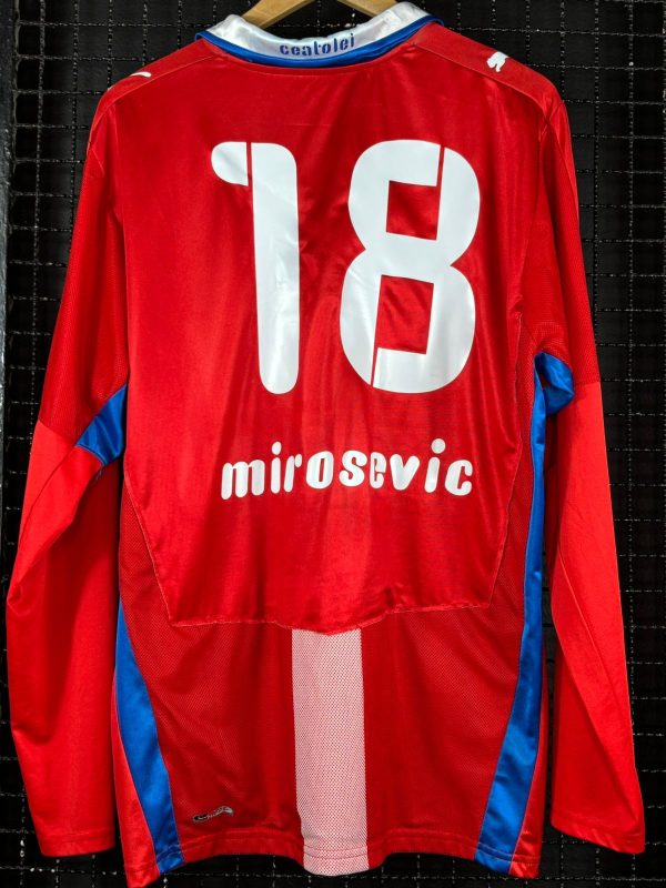 Camisa Universidad Católica – CHI Puma 2008 Mirosevic Mangas longas - Imagem 2