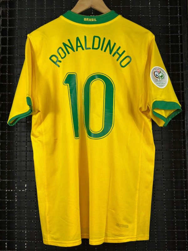 Camisa Brasil Nike 2006 Copa do Mundo Ronaldinho Gaúcho - Imagem 2
