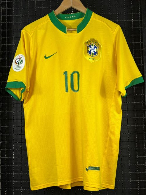Camisa Brasil Nike 2006 Copa do Mundo Ronaldinho Gaúcho