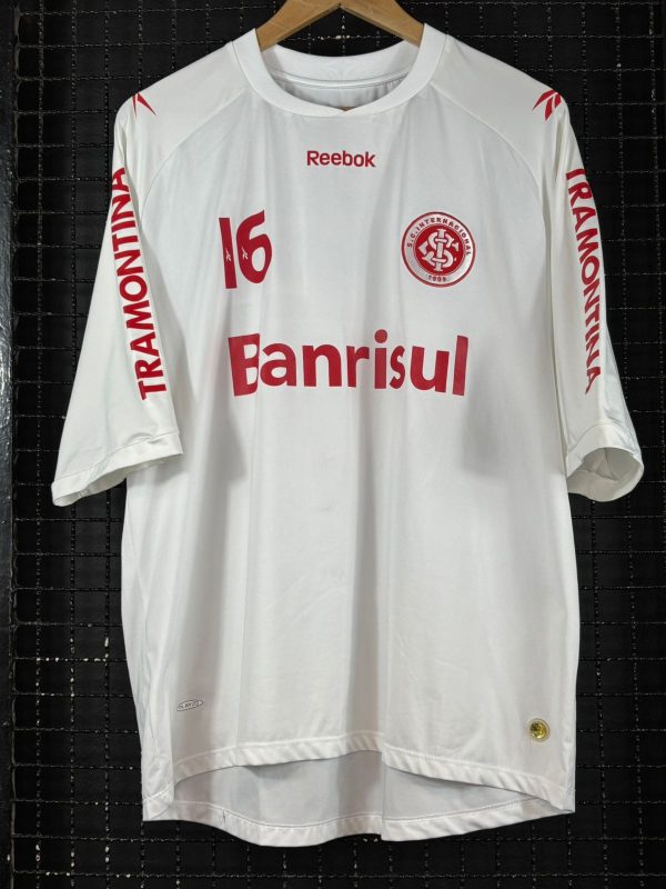 Camisa Internacional Reebok 2010 Libertadores da América Tinga branca