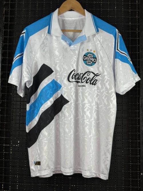 Camisa Grêmio 1993 Coca-Cola escama de peixe retrô licenciada