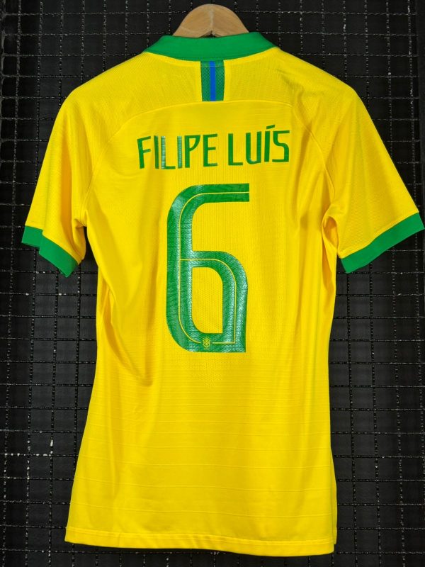 Camisa Brasil Nike 2019 Filipe Luís amarela - Imagem 2