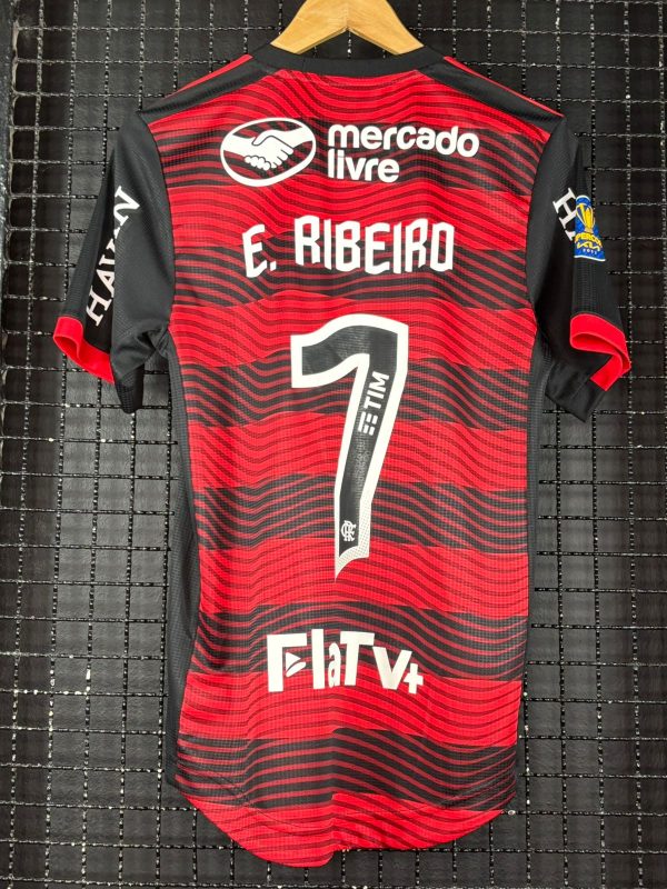 Camisa Flamengo Adidas 2022 Supercopa Everton Ribeiro rubro-negra - Imagem 2
