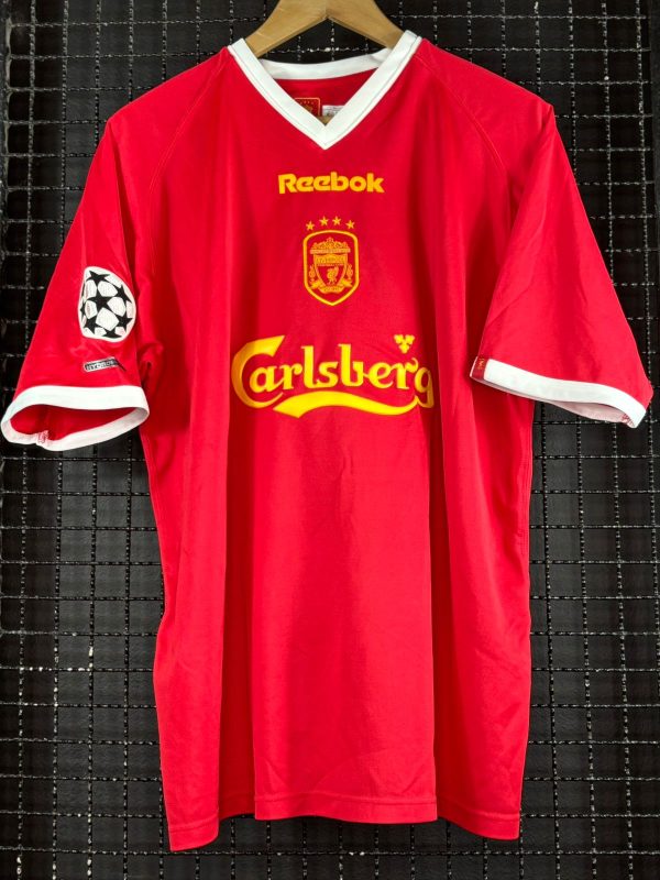 Camisa Liverpool Reebok 2001 Champions League Michael Owen