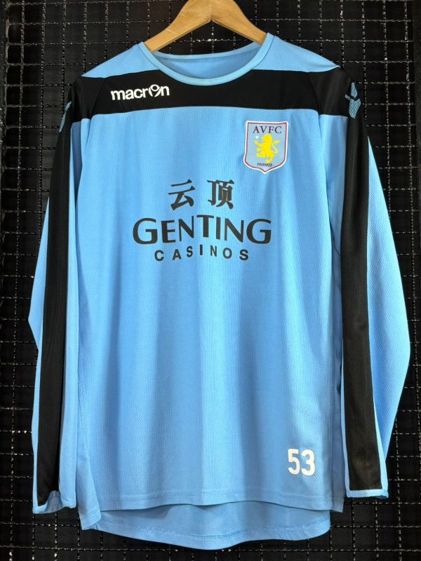 Camisa Aston Villa Macron 2012 treino mangas longas