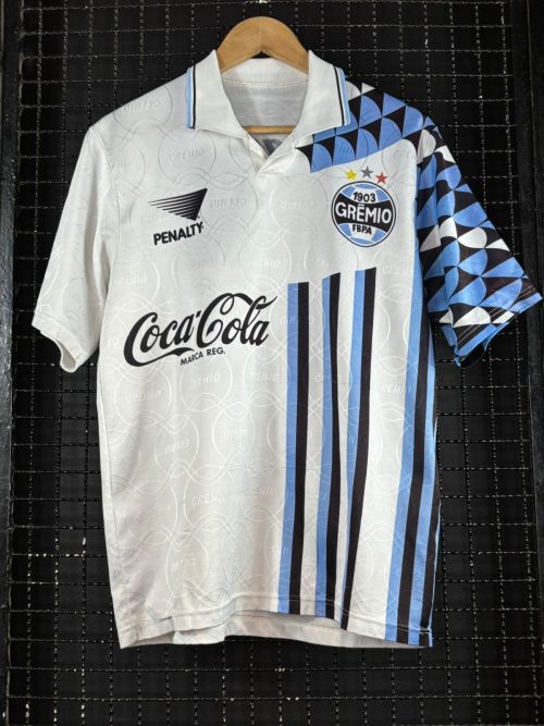 Camisa Grêmio Penalty 1993 Escama de Peixe branca