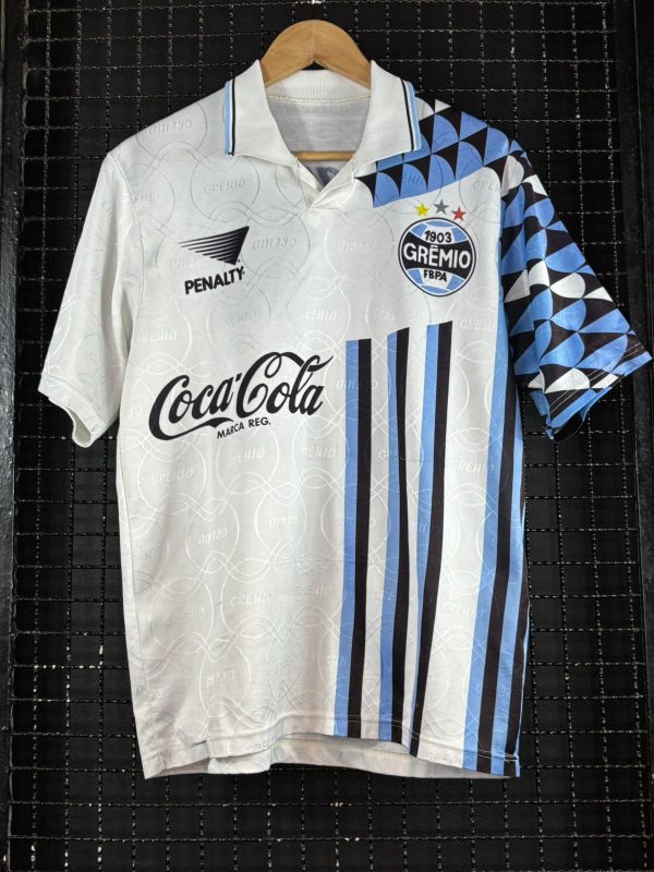 Camisa Grêmio Penalty 1993 Escama de Peixe branca