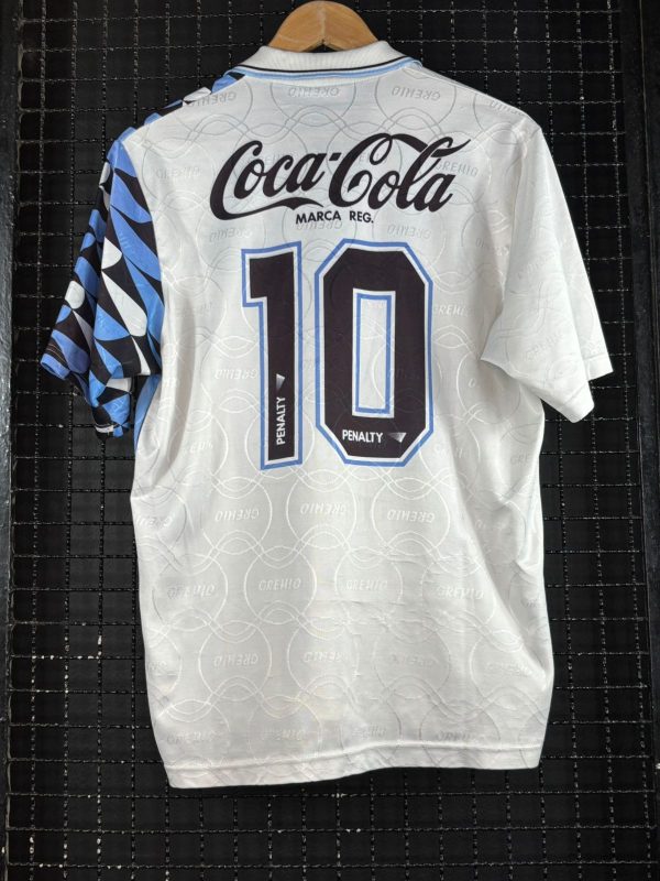 Camisa Grêmio Penalty 1993 Escama de Peixe branca - Imagem 2