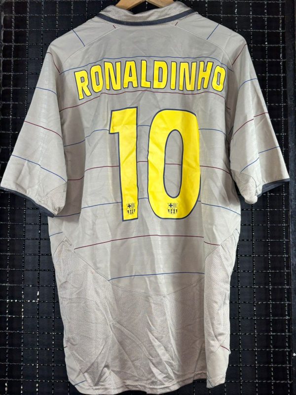 Camisa Barcelona Nike 2003 Ronaldinho Gaúcho - Imagem 2
