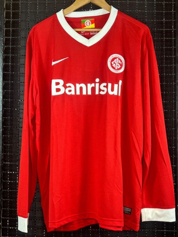 Camisa Internacional Nike 2012 Dátolo mangas longas vermelha