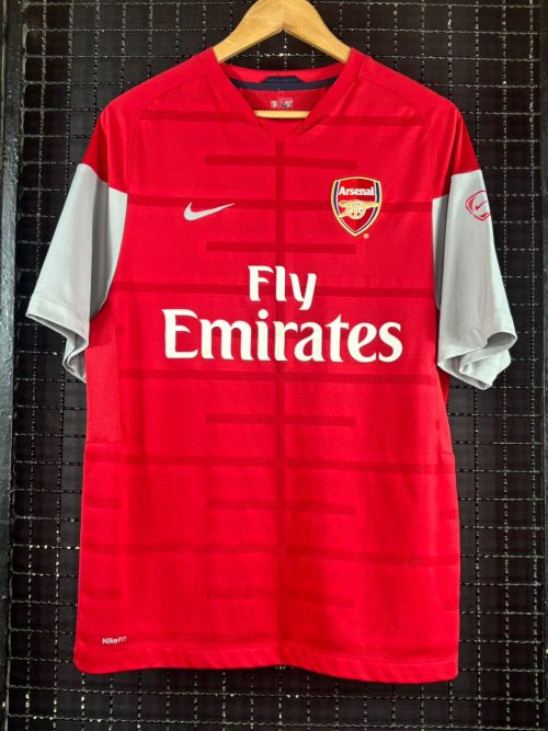 Camisa Arsenal Nike 2009 treino vermelha