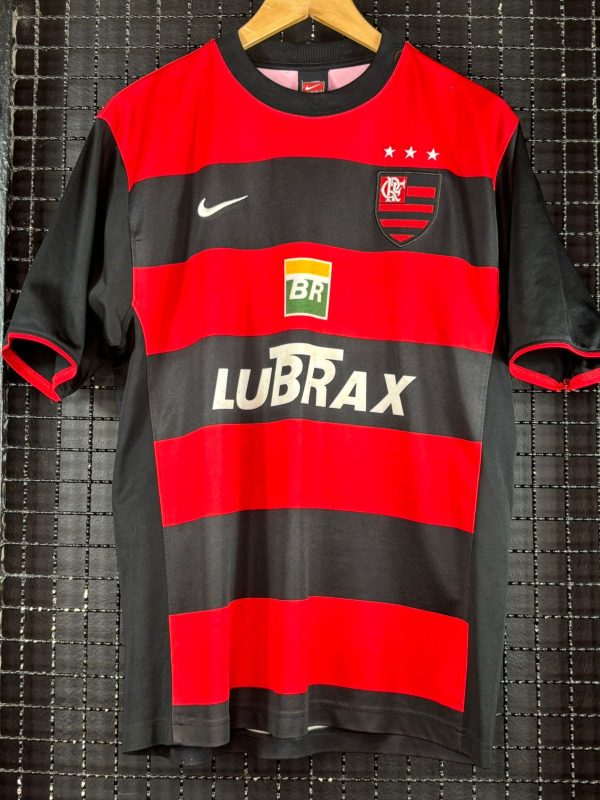 Camisa Flamengo Nike 2001 Rubro-Negra