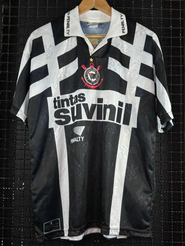 Camisa Corinthians Penalty 1996 Ted Lapidus terceiro uniforme