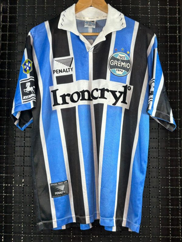 Camisa Grêmio Penalty 1997 Ironcryl tricolor