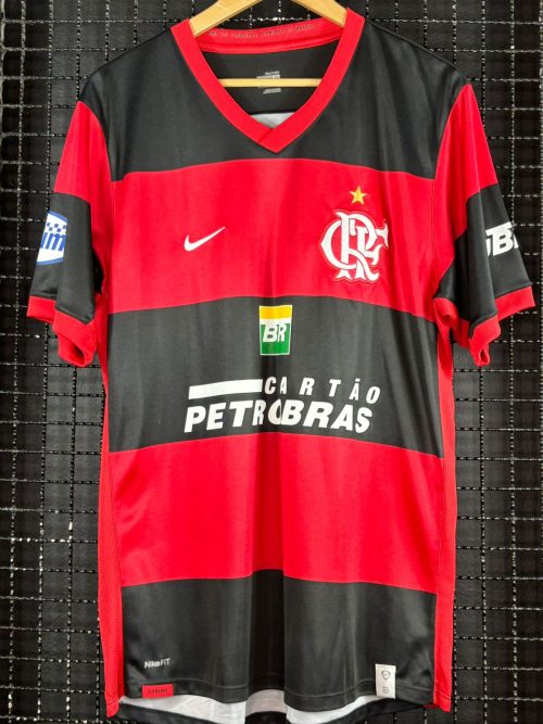 Camisa Flamengo Nike 2007 Egidio Libertadores da América Rubro-Negra