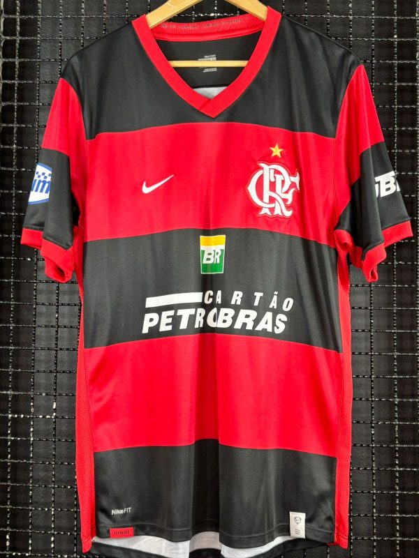Camisa Flamengo Nike 2007 Egidio Libertadores da América Rubro-Negra