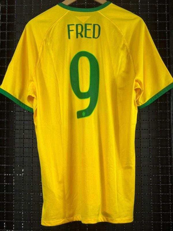 Camisa Brasil Nike 2014 Fred amarela - Imagem 2