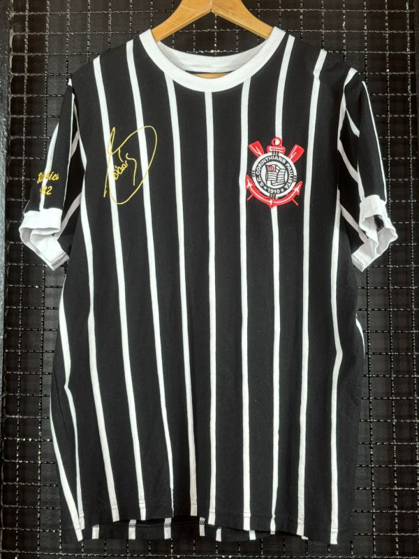 Camisa Corinthians 1982 Sócrates Democracia Corinthiana retrô