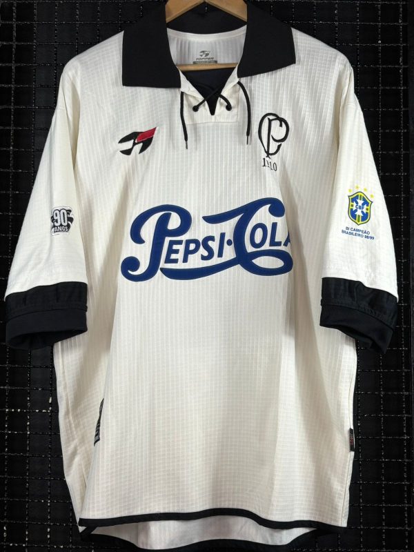 Camisa Corinthians Topper 2000 comemorativa 90 anos Pepsi-Cola