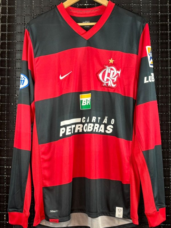 Camisa Flamengo Nike 2007 mangas longas Blue Stars Fifa Youth Cup