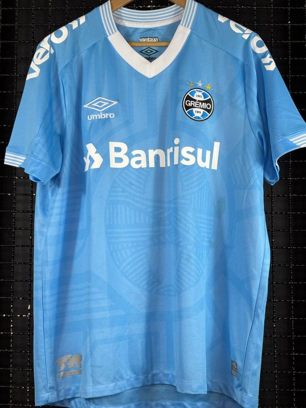 Camisa Grêmio Umbro 2023 Luís Suárez celeste