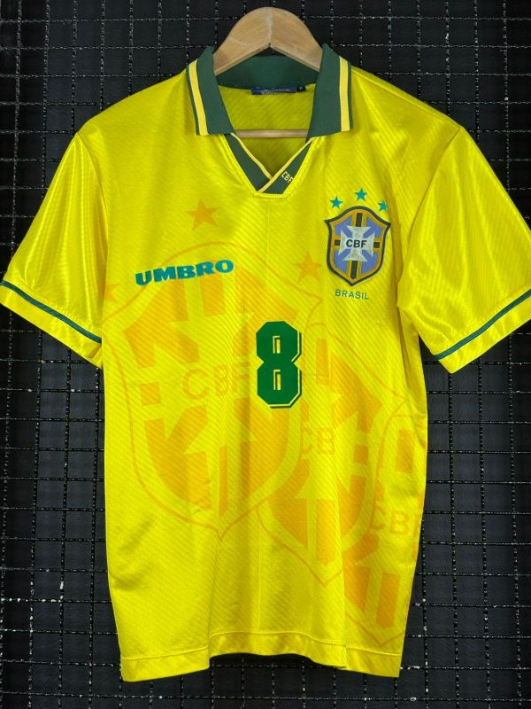 Camisa Brasil Umbro 1994 Dunga amarela