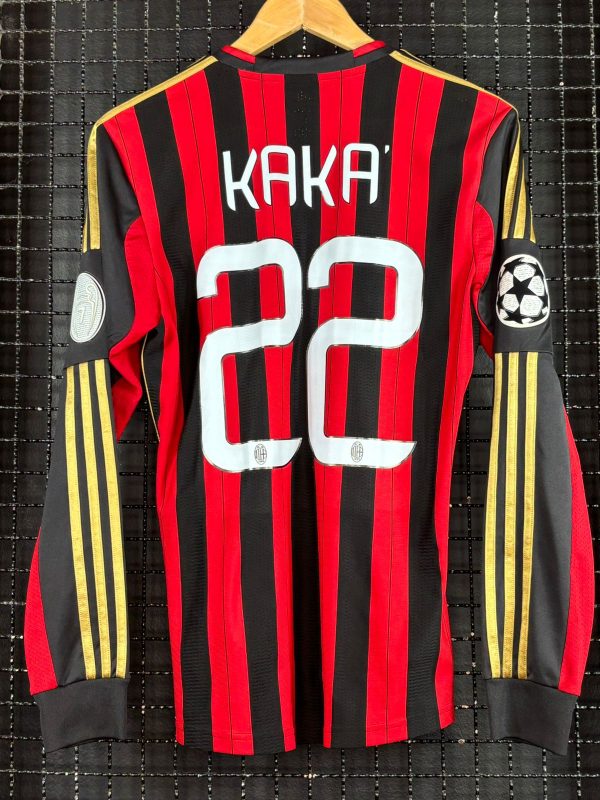 Camisa Milan Adidas 2013 Champions League Kaká mangas longas - Imagem 2