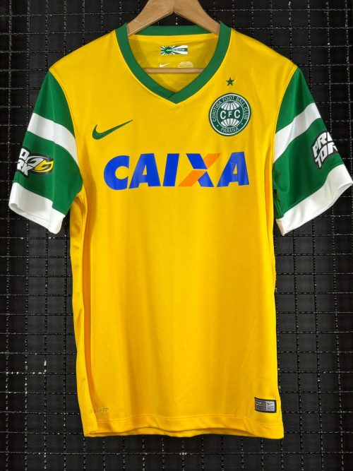 Camisa Coritiba Nike 2014 amarela Brasil
