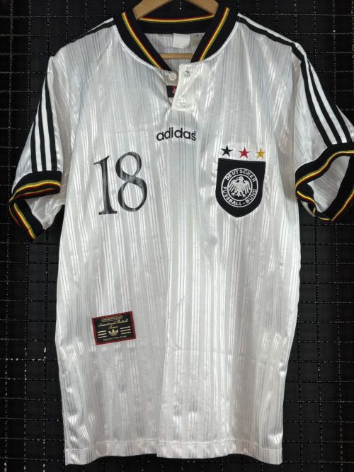 Camisa Alemanha Adidas 1996 Klinsmann branca