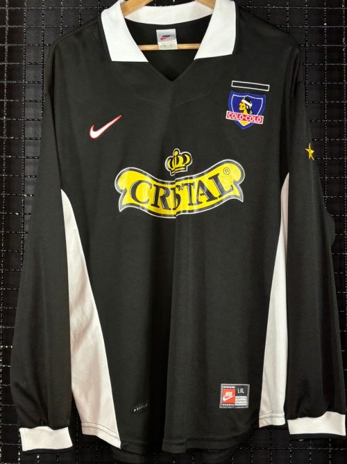 Camisa Colo-Colo Nike 1998 preta mangas longas
