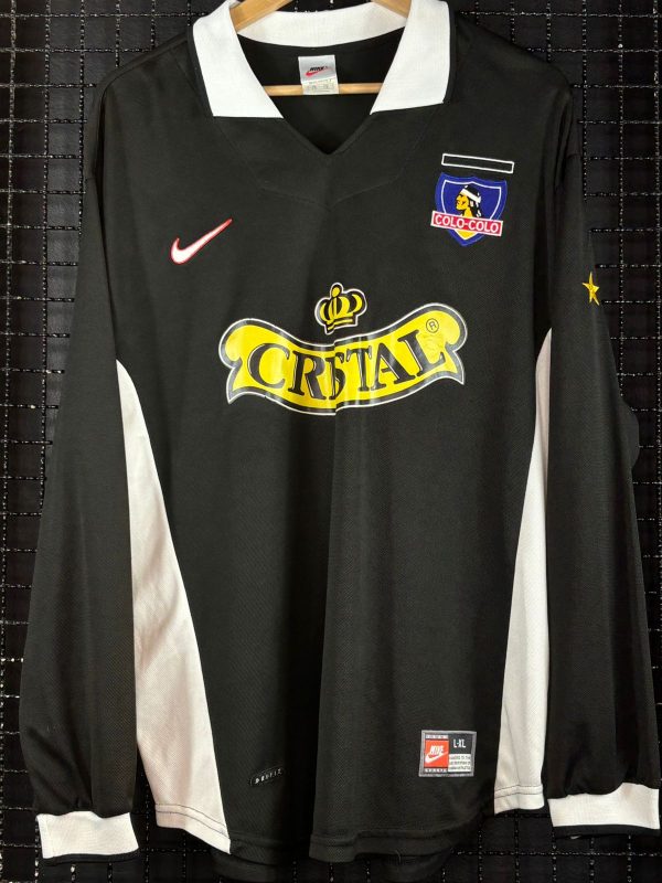 Camisa Colo-Colo Nike 1998 preta mangas longas