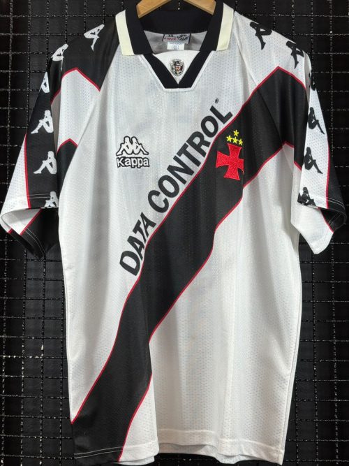 Camisa Vasco da Gama Kappa 1996 Edmundo Data Control branca