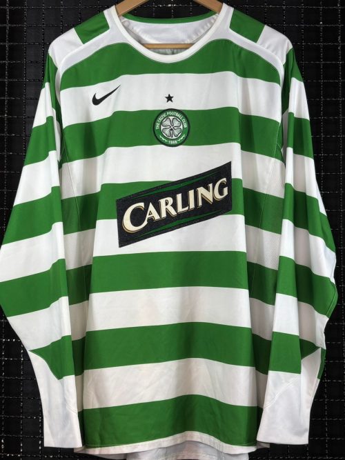 Camisa Celtic Nike 2005 Total 90 mangas longas