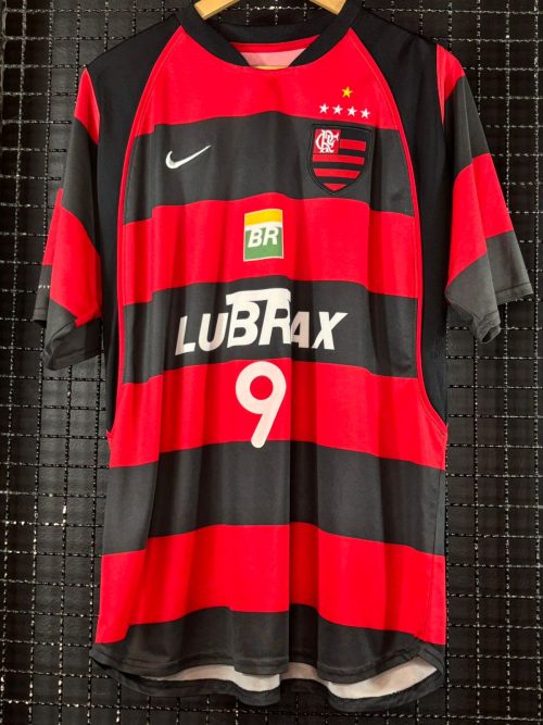 Camisa Flamengo Nike 2002 Libertadores da América Leandro Machado Rubro-Negra