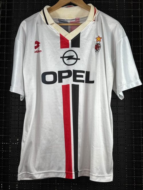 Camisa Milan Lotto 1996 Baresi branca