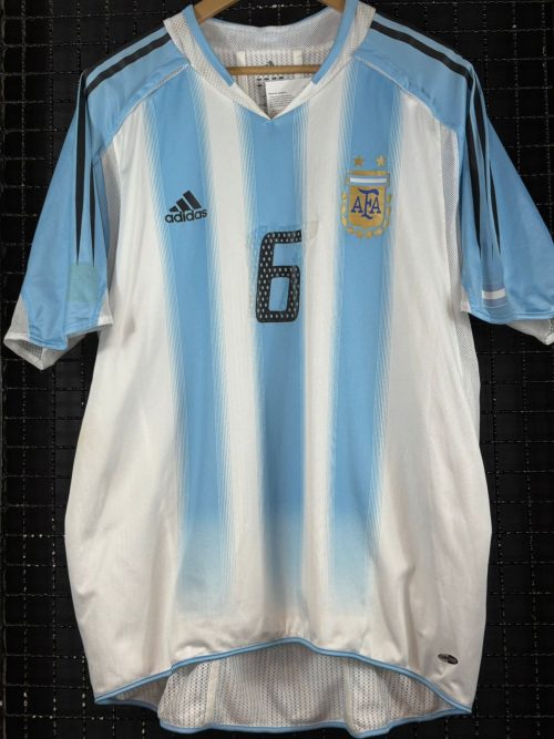 Camisa Argentina Adidas 2004 Heinze