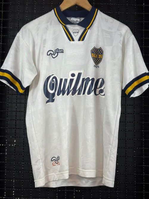 Camisa Boca Juniors Olan 1995 branca