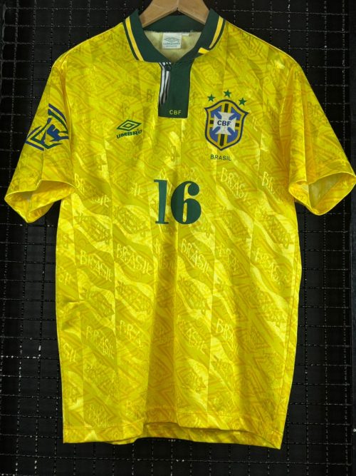 Camisa Brasil Umbro 1992 amarela