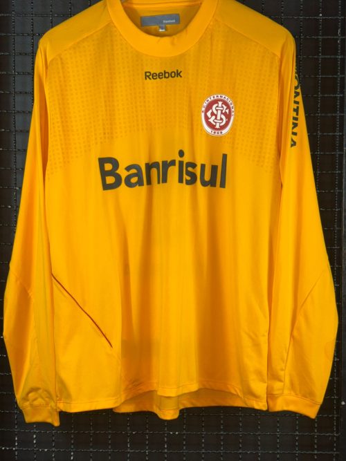 Camisa Internacional Reebok 2011 Renan goleiro autografada mangas longas