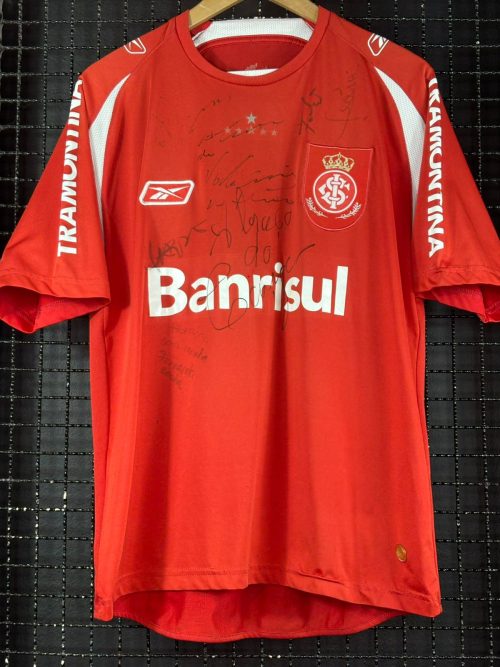 Camisa Internacional Reebok 2008 Dalessandro Sul-Americana autografada