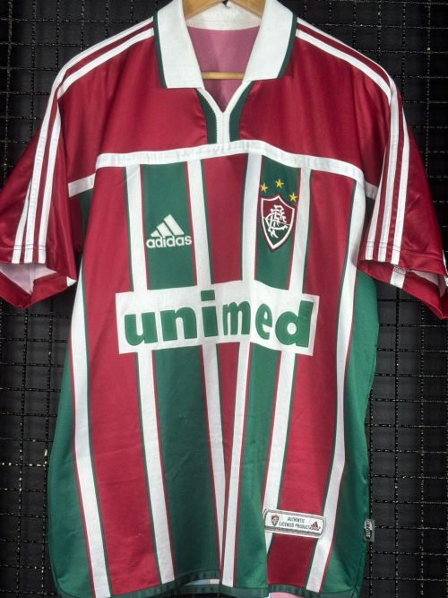 Camisa Fluminense Adidas 2001 Romário tricolor