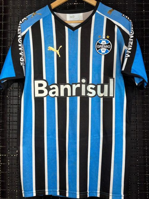 Camisa Grêmio Puma 2008 Tcheco tricolor