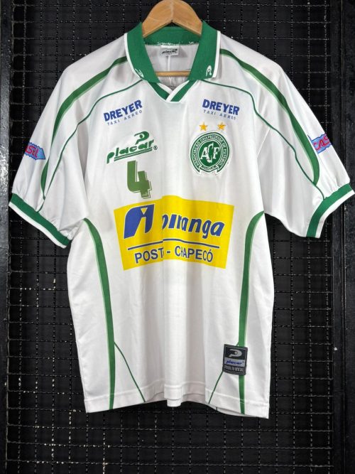 Camisa Chapecoense Placar 2002 branca