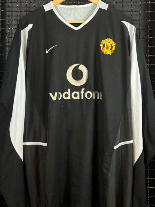 Camisa Manchester United Nike 2003 Barthez goleiro mangas longas
